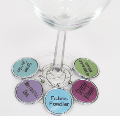 Champagne & Wine | Branded Wine Charms - 2 